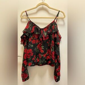 Disney/Pixar merchandise “Coco” Floral Ruffle Blouse